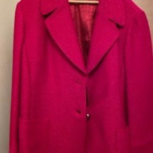 Dana Buchman Plus Size Jacket - Red / Blazer Size 22